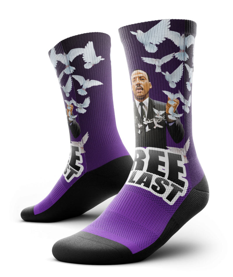 MLK Free At Last Socks