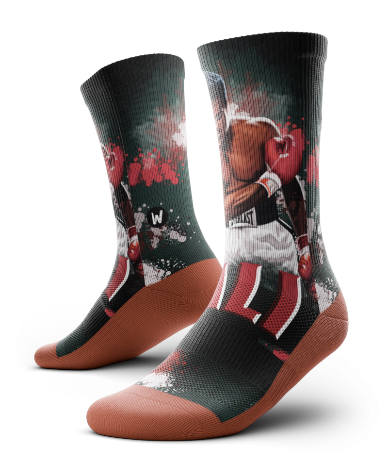 Smokey Colored Muhammad Ali Socks