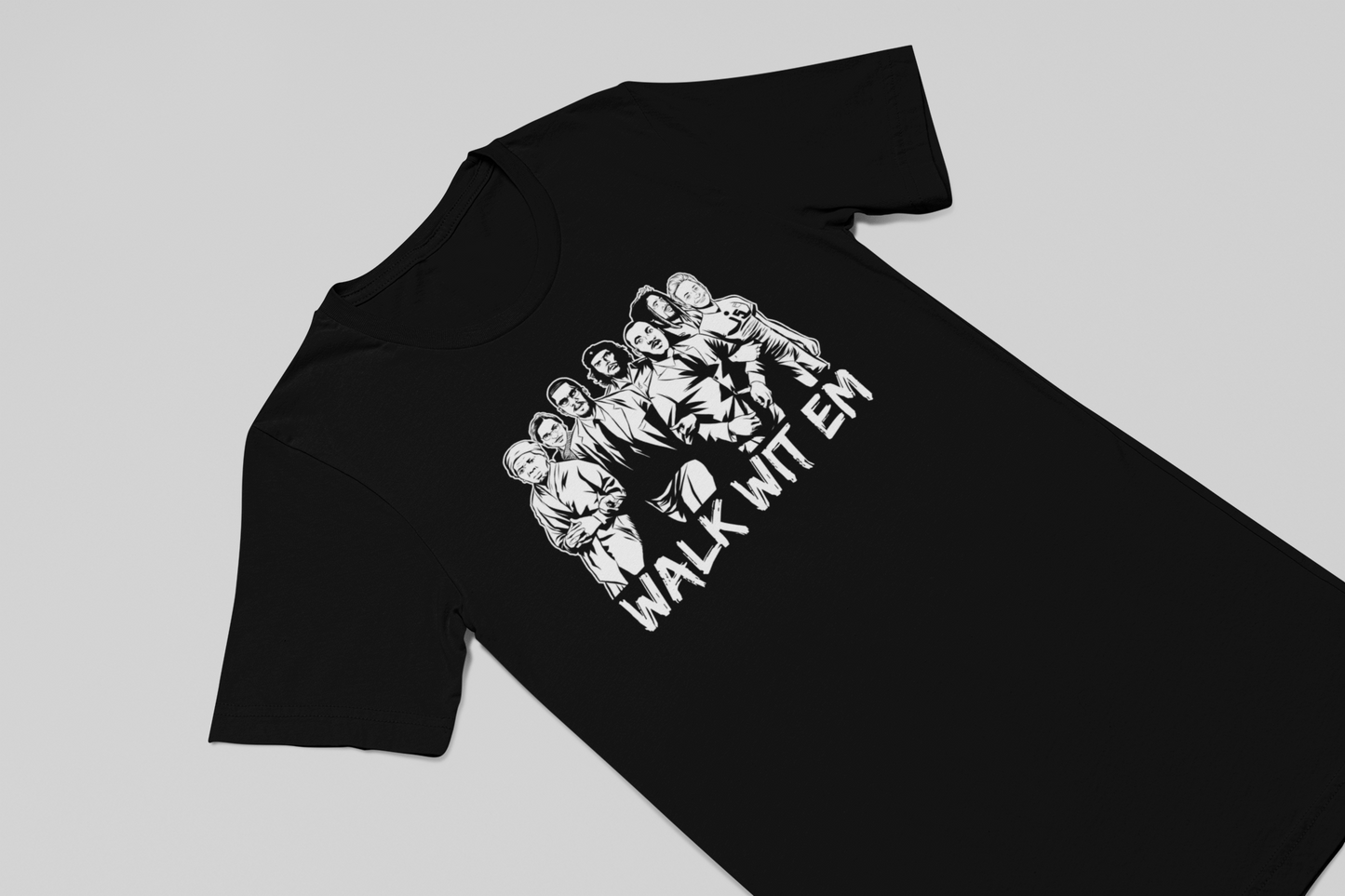Walk Wit Em Logo Black T-Shirt